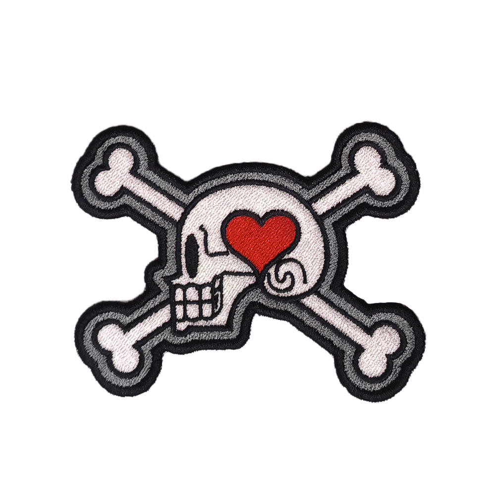 One Piece Usoop Skull Anime Embroidered Patch 8cm