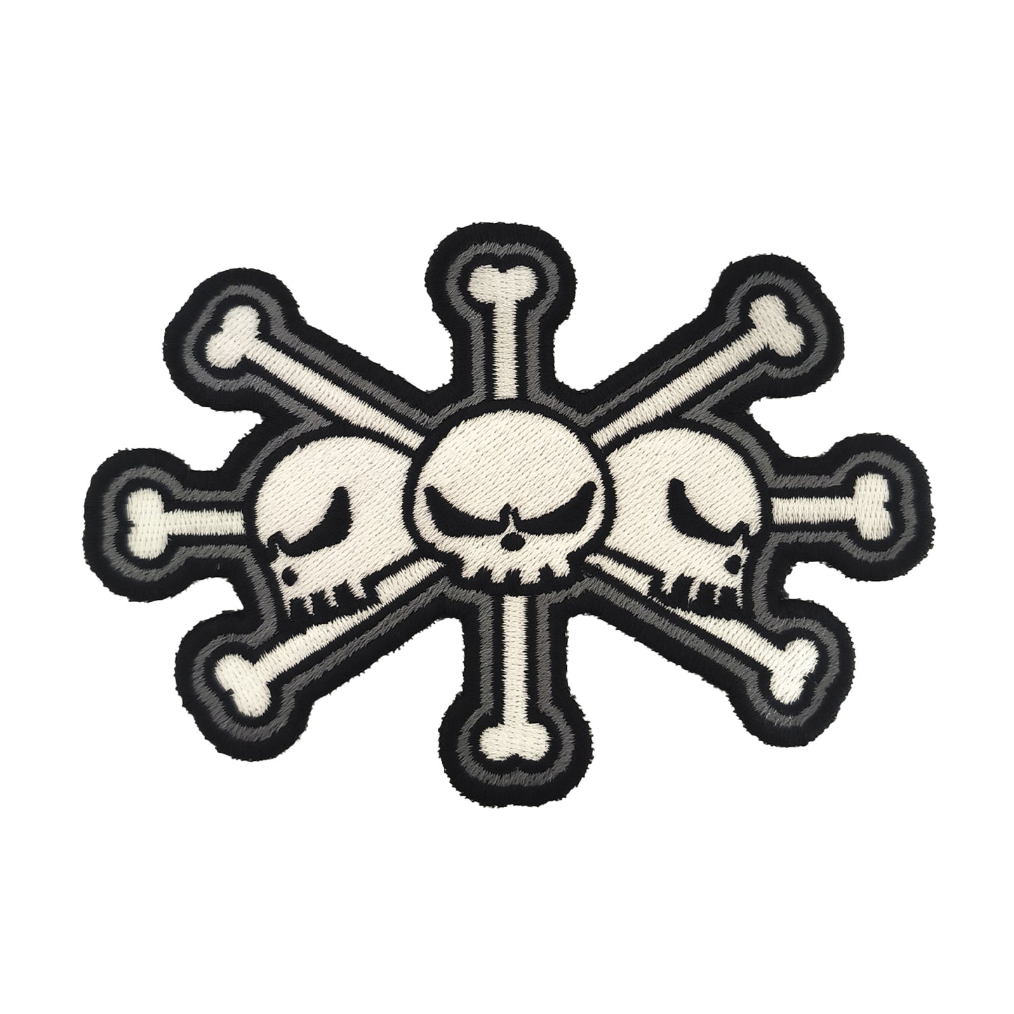 One Piece Usoop Skull Anime Embroidered Patch 8cm