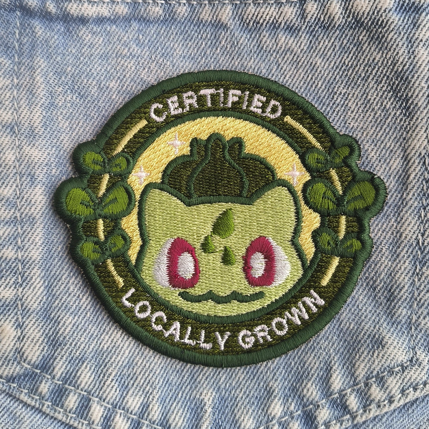 Parche Bordado Anime Tazo Bulbasaur - Valkynea