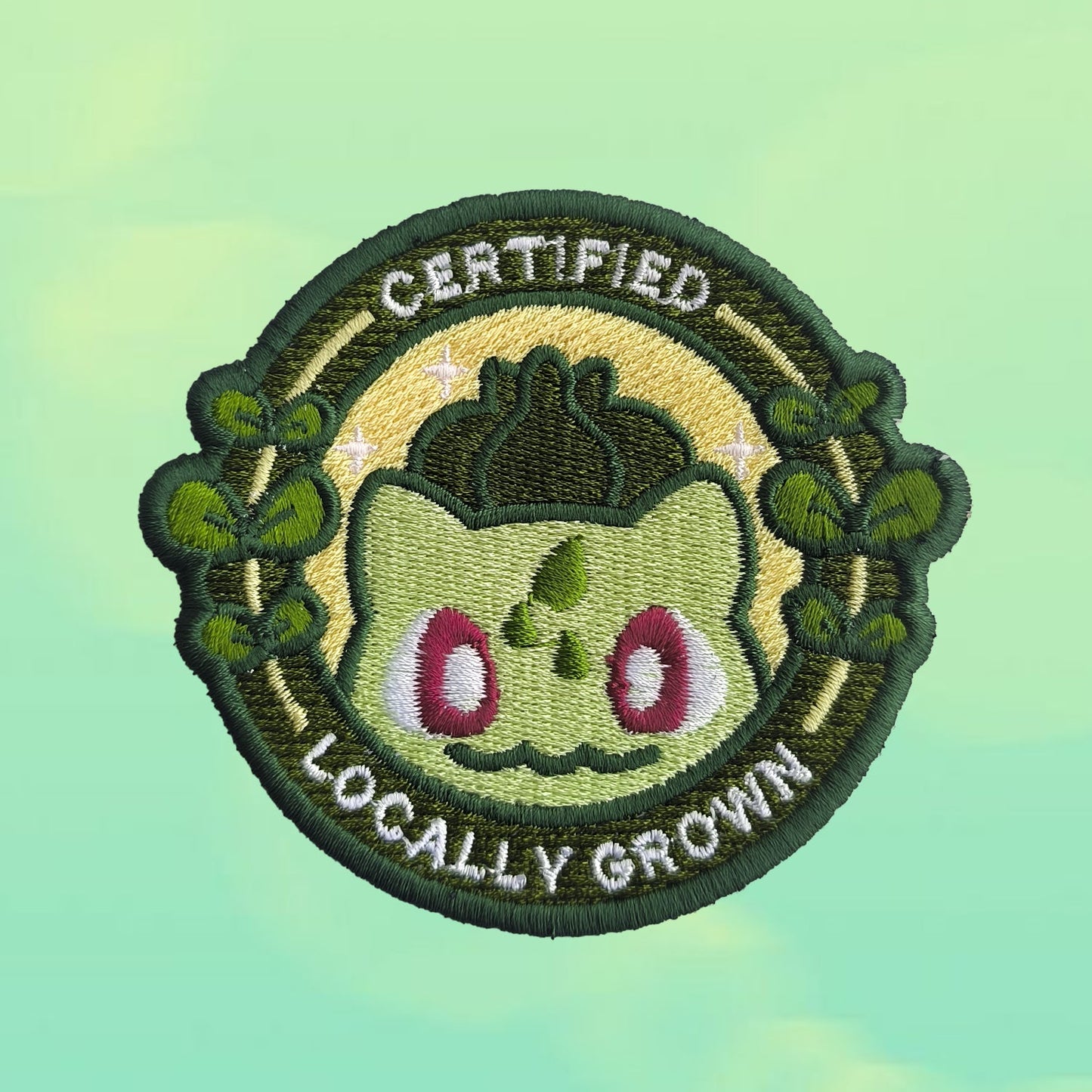 Parche Bordado Anime Tazo Bulbasaur - Valkynea