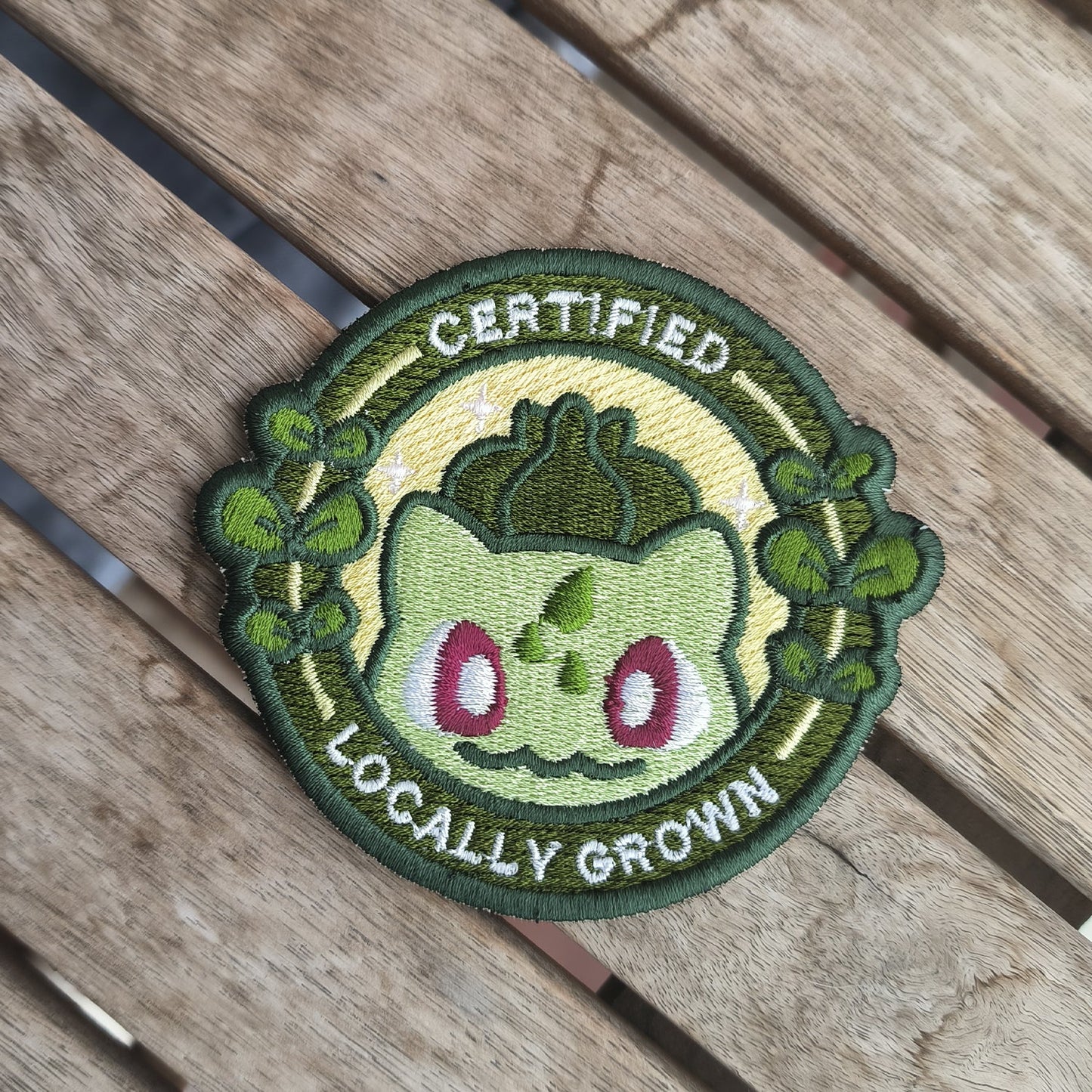 Parche Bordado Anime Tazo Bulbasaur - Valkynea