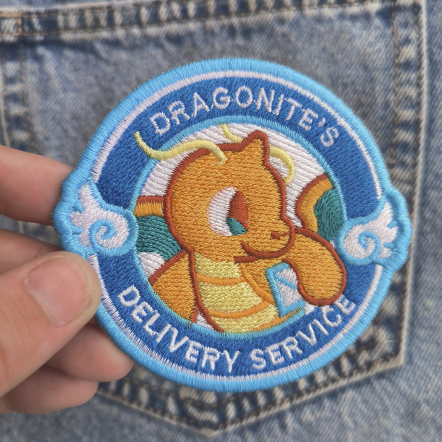 Parche Bordado Anime Tazo Dragonite - Valkynea