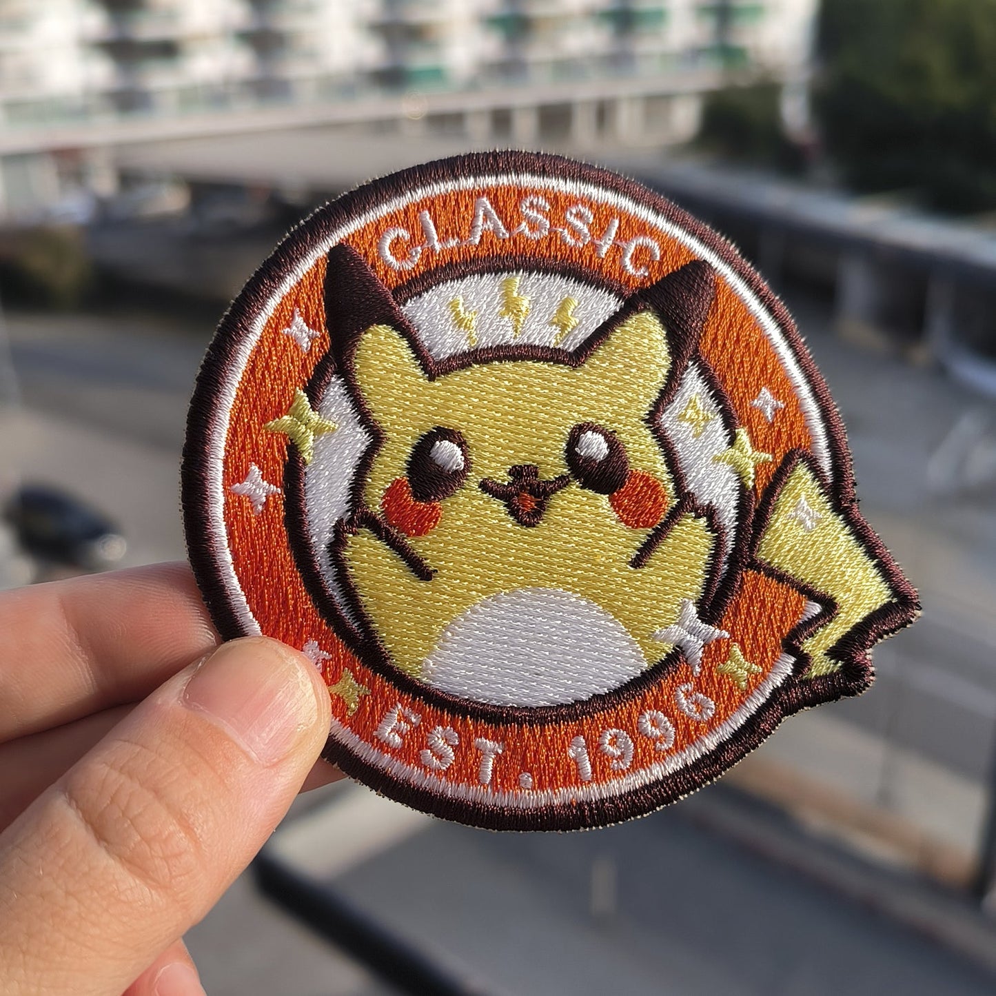 Parche Bordado Anime Tazo Pikachu - Valkynea