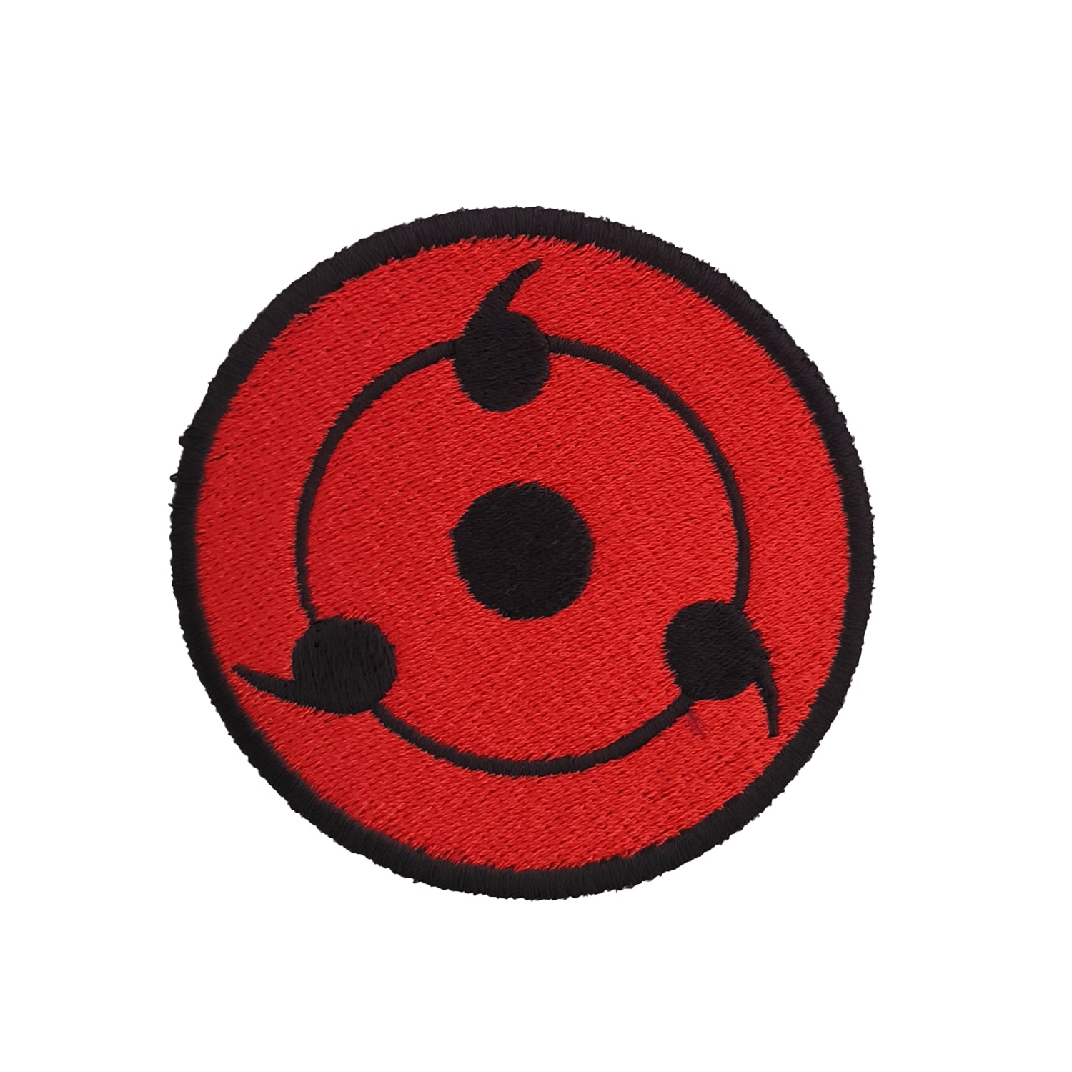 Anime Naruto Sharingan Eye Embroidered Patch 7Cm x 7Cm – Valkynea