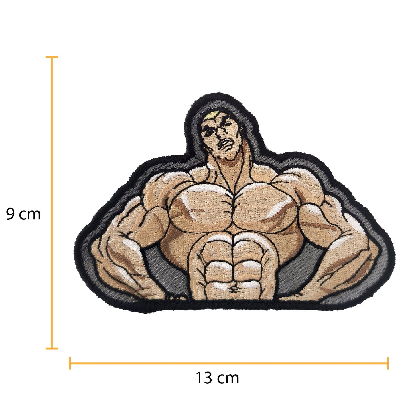 Parche Bordado Jack Hanma Baki - Valkynea
