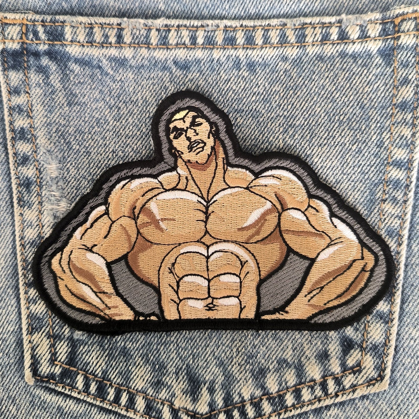 Parche Bordado Jack Hanma Baki - Valkynea
