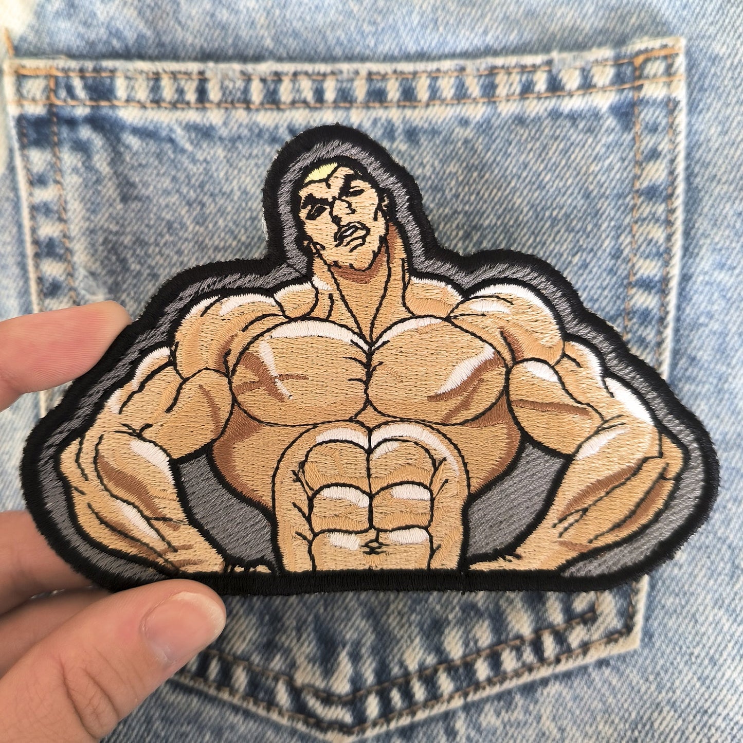 Parche Bordado Jack Hanma Baki - Valkynea