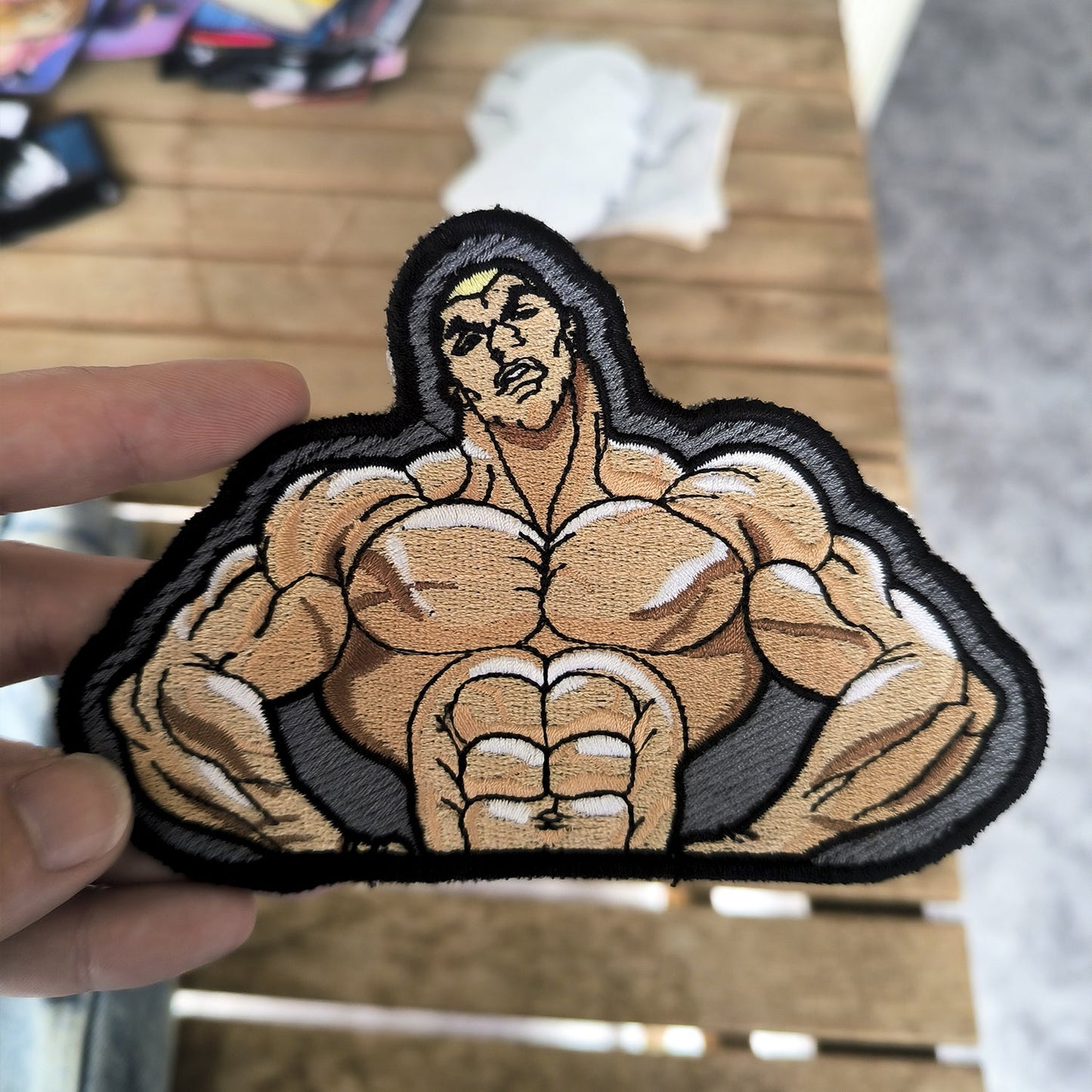 Parche Bordado Jack Hanma Baki - Valkynea