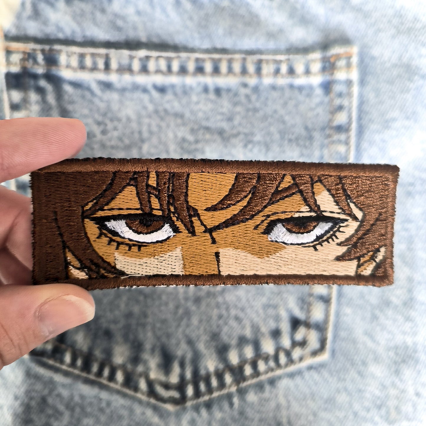 Parche Bordado Mirada Baki Hanma - Valkynea