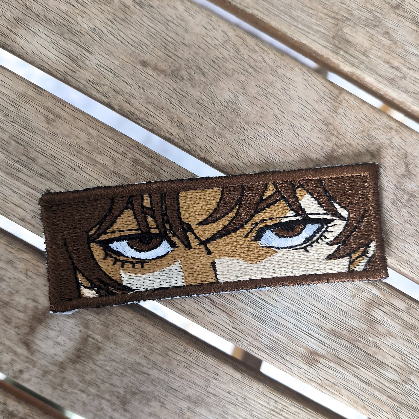 Parche Bordado Mirada Baki Hanma - Valkynea