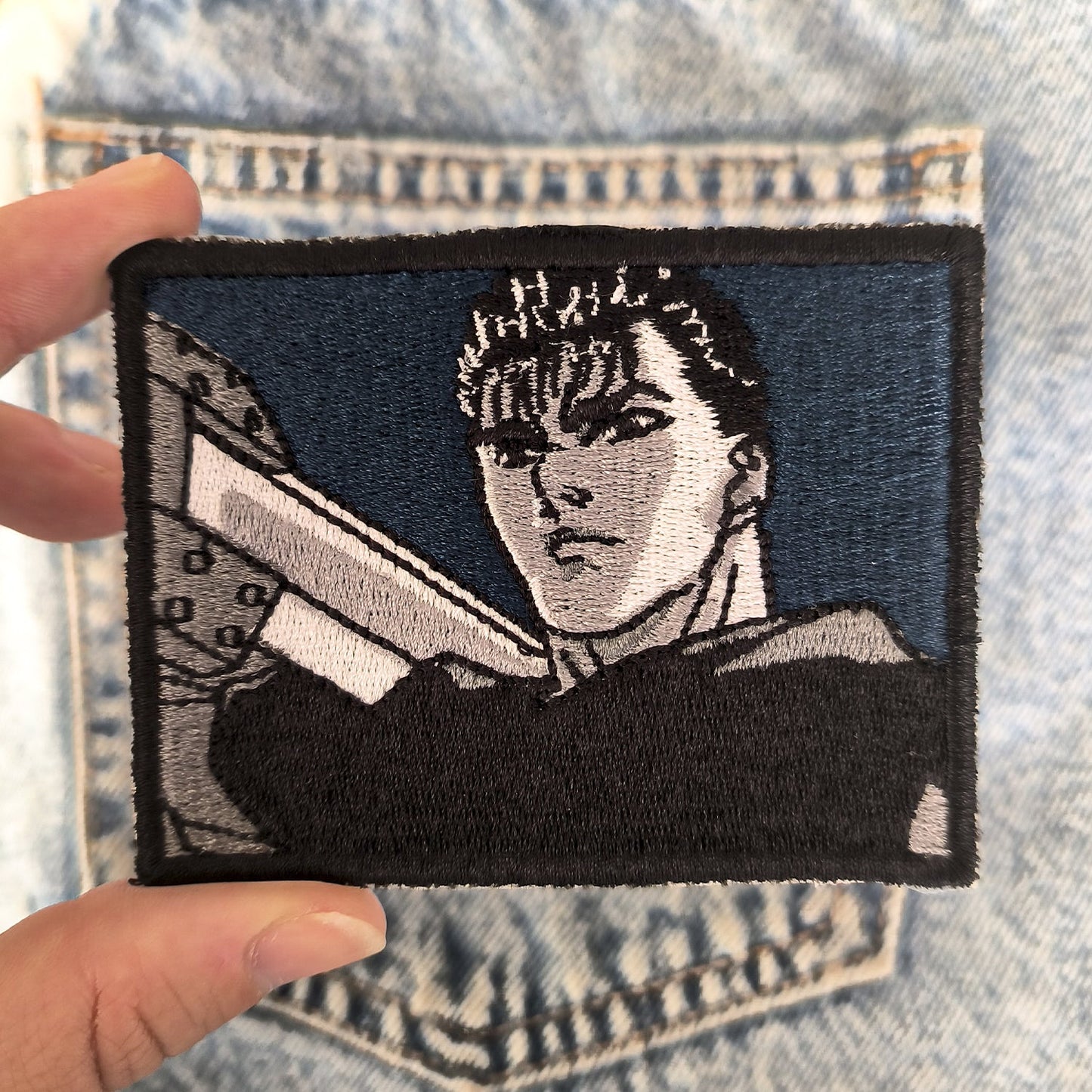 Parche Bordado Anime Berserk Espada - Valkynea