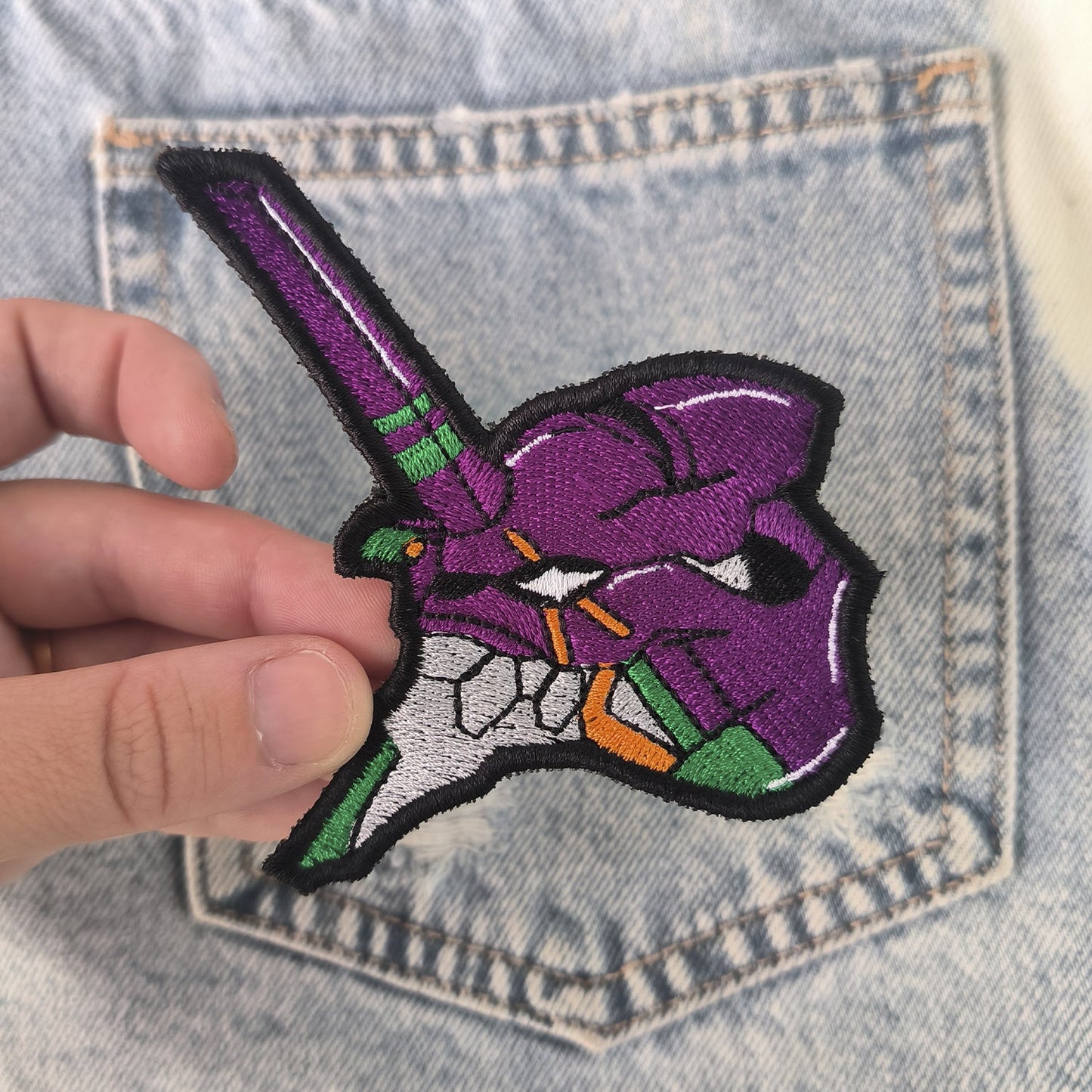 Parche Bordado Anime Eva 1 - Valkynea