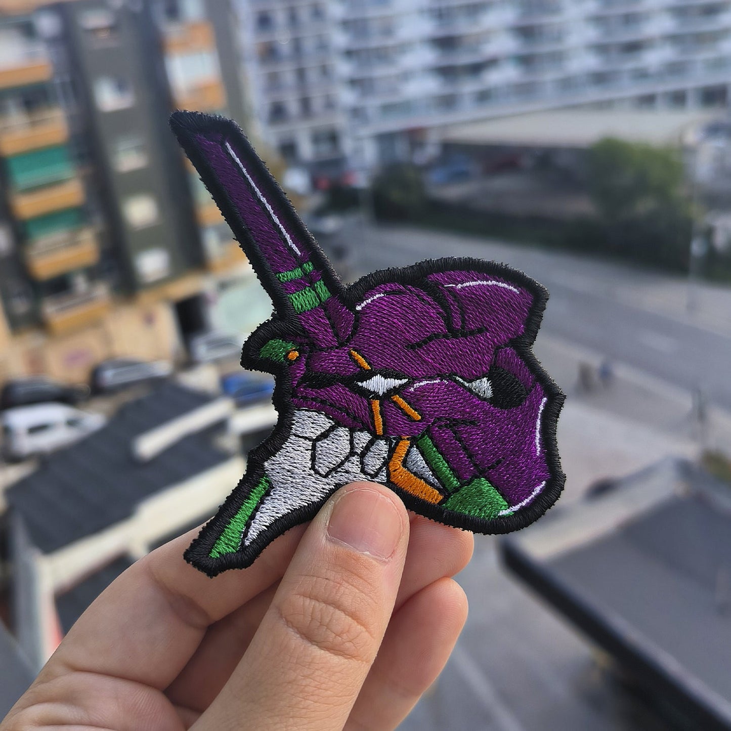 Parche Bordado Anime Eva 1 - Valkynea