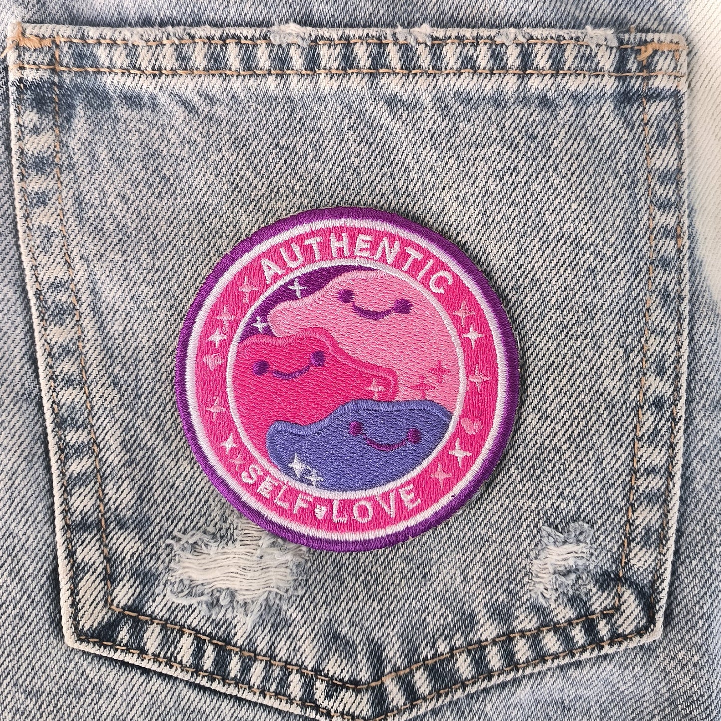 Parche Bordado Anime Tazo Ditto - Valkynea