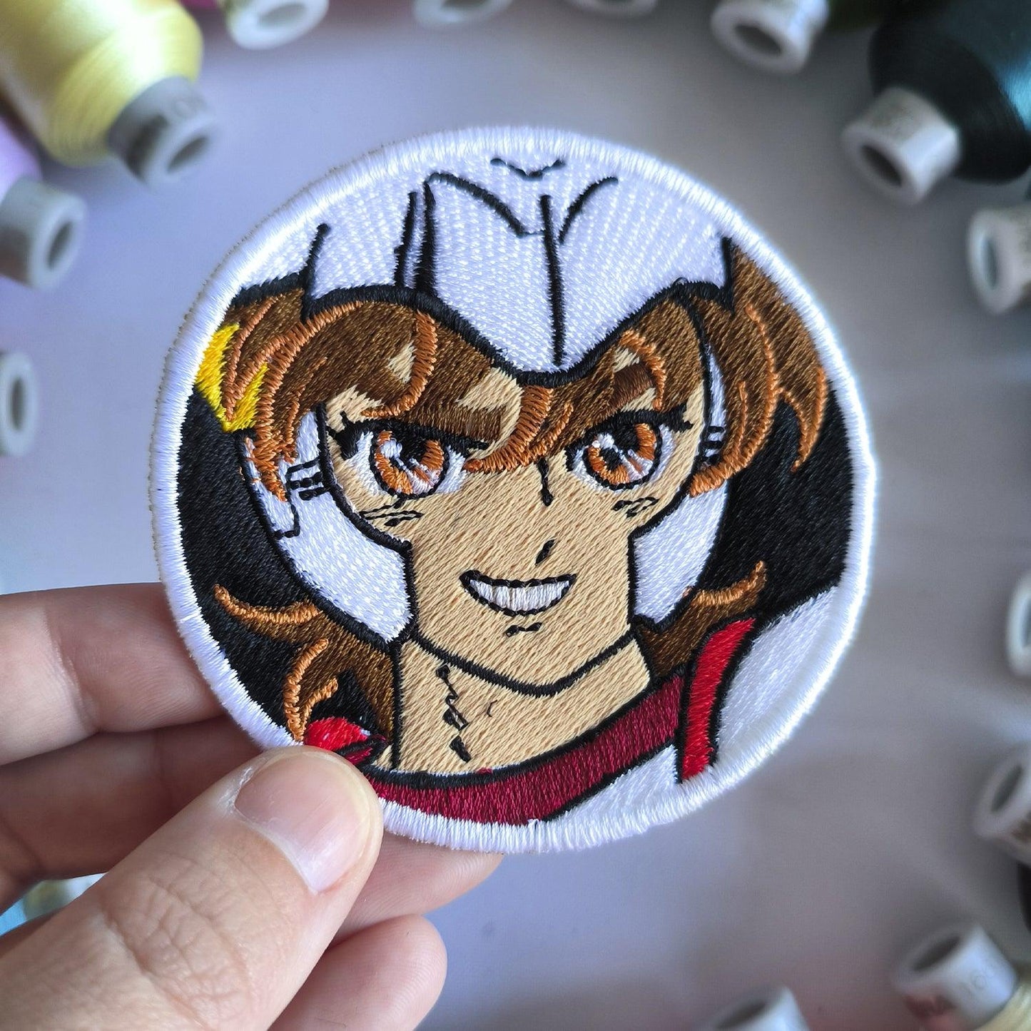 Matriz bordado Caballeros del Zodiaco Pegaso / Patrón Bordado - Valkynea