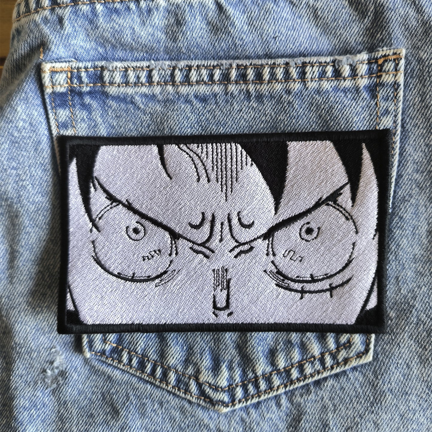 Anime One Piece Zoro Look Embroidered Patch 10cm