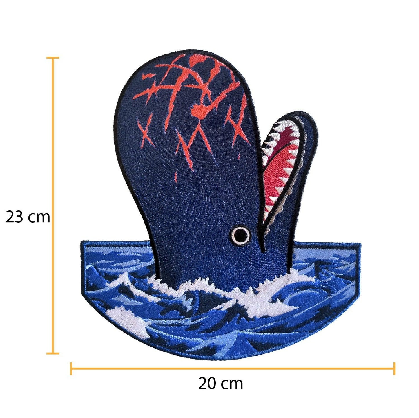 Parche Bordado Anime One Piece Laboon Termoadhesivo - Valkynea