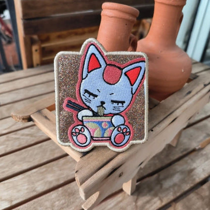 Parche Bordado Anime Gato Dan Da Dan - Valkynea