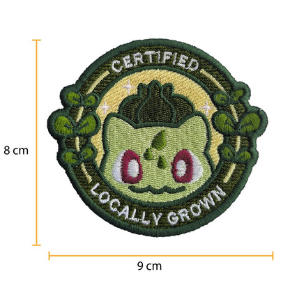 Parche Bordado Anime Tazo Bulbasaur - Valkynea