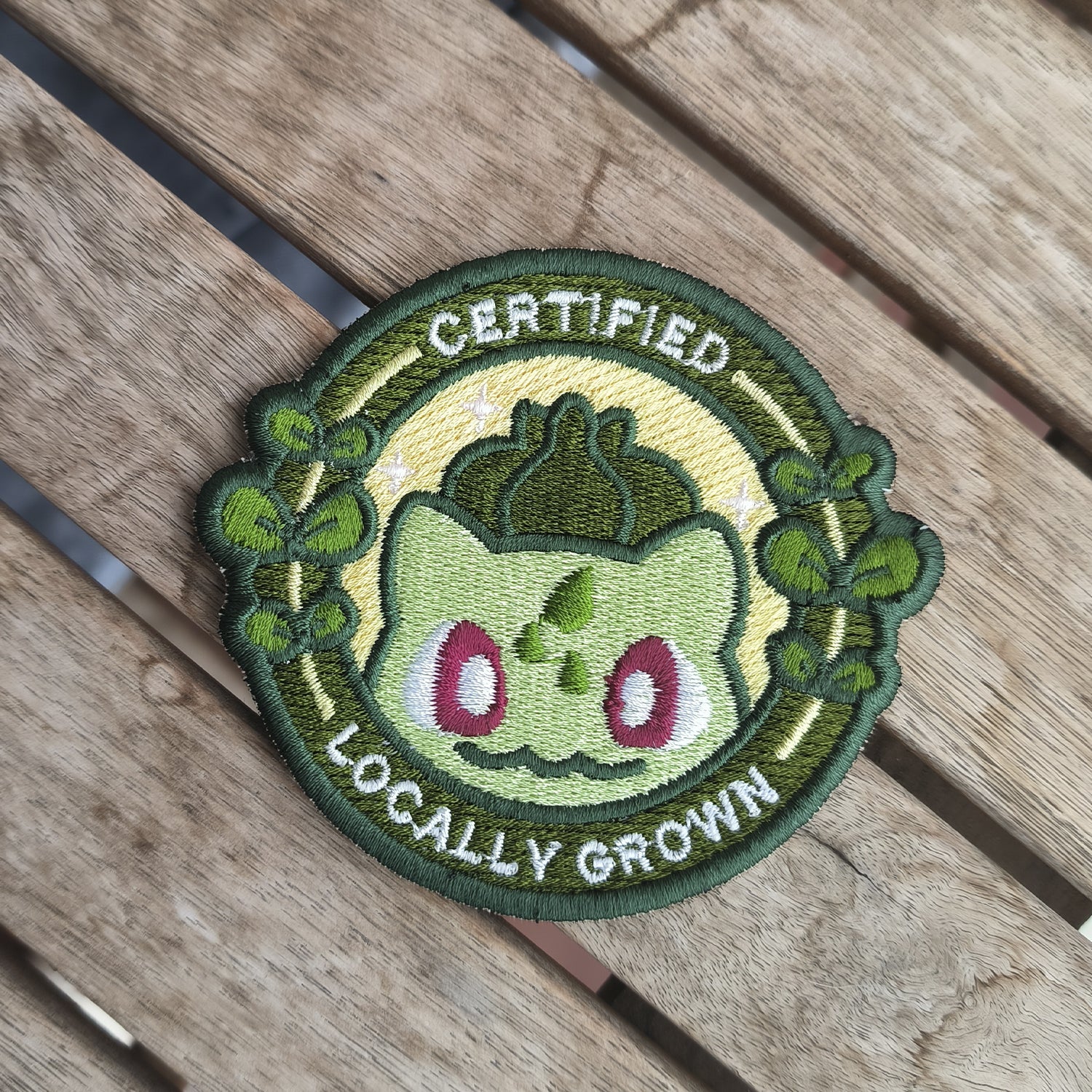 Parche Bordado Anime Tazo Bulbasaur - Valkynea