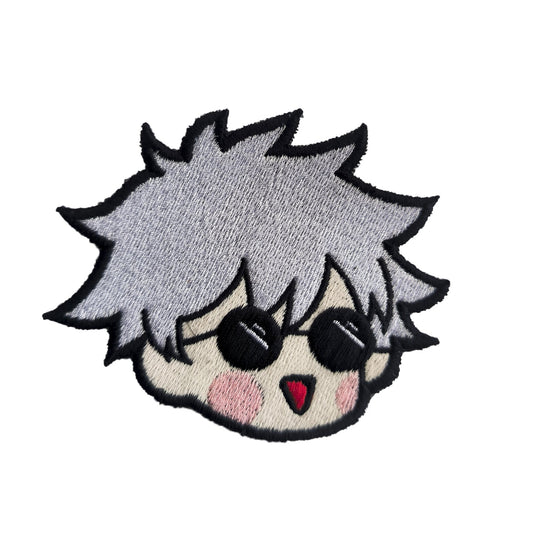 Parche Bordado Anime jujutsu kaisen Gojo Chibbi - Valkynea