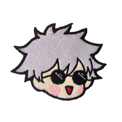 Parche Bordado Anime jujutsu kaisen Gojo Chibbi - Valkynea