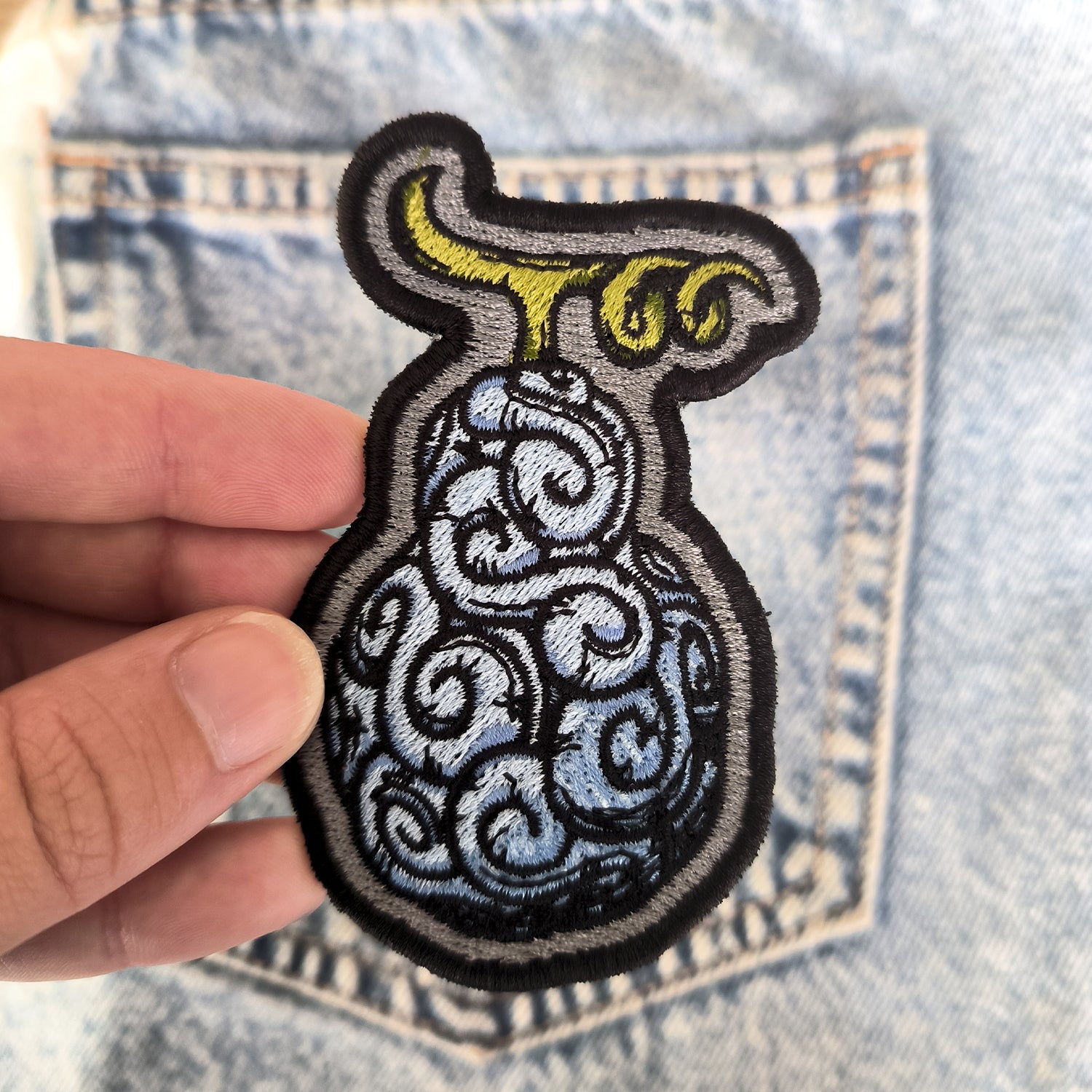 Parche Bordado Anime Fruta One Piece - Valkynea