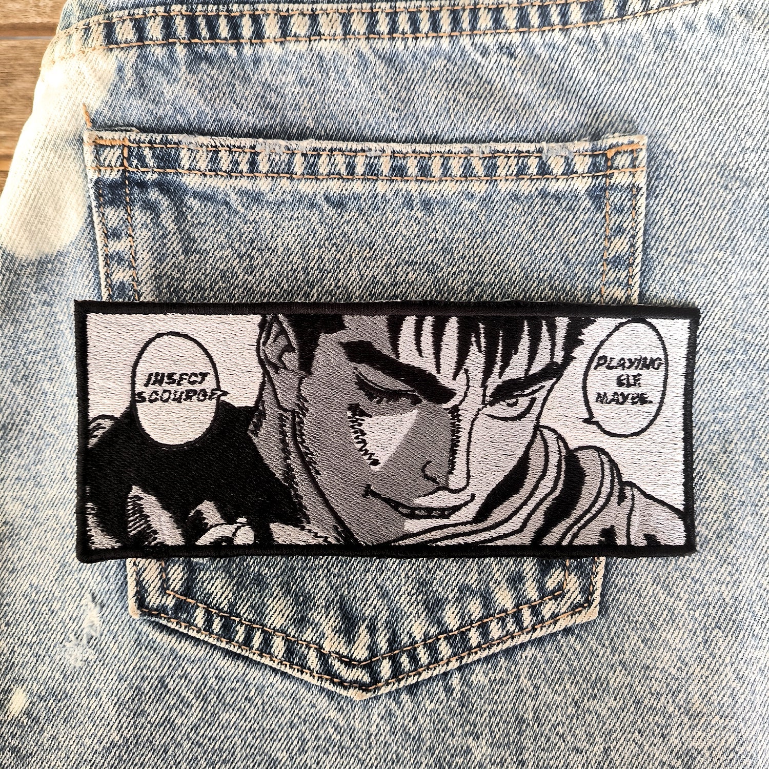 Parche Bordado Anime Berserk Panel Manga - Valkynea