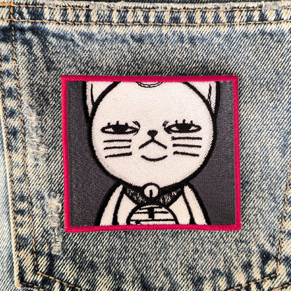 Parche Bordado Anime Gato 2 Dan Da Dan - Valkynea