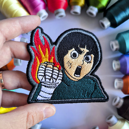 Matriz para bordado Rock Lee Naruto / Patrón Bordado - Valkynea