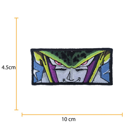 Parche Bordado Anime Dragon Ball Cell Mirada - Valkynea