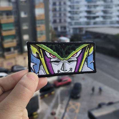 Parche Bordado Anime Dragon Ball Cell Mirada - Valkynea