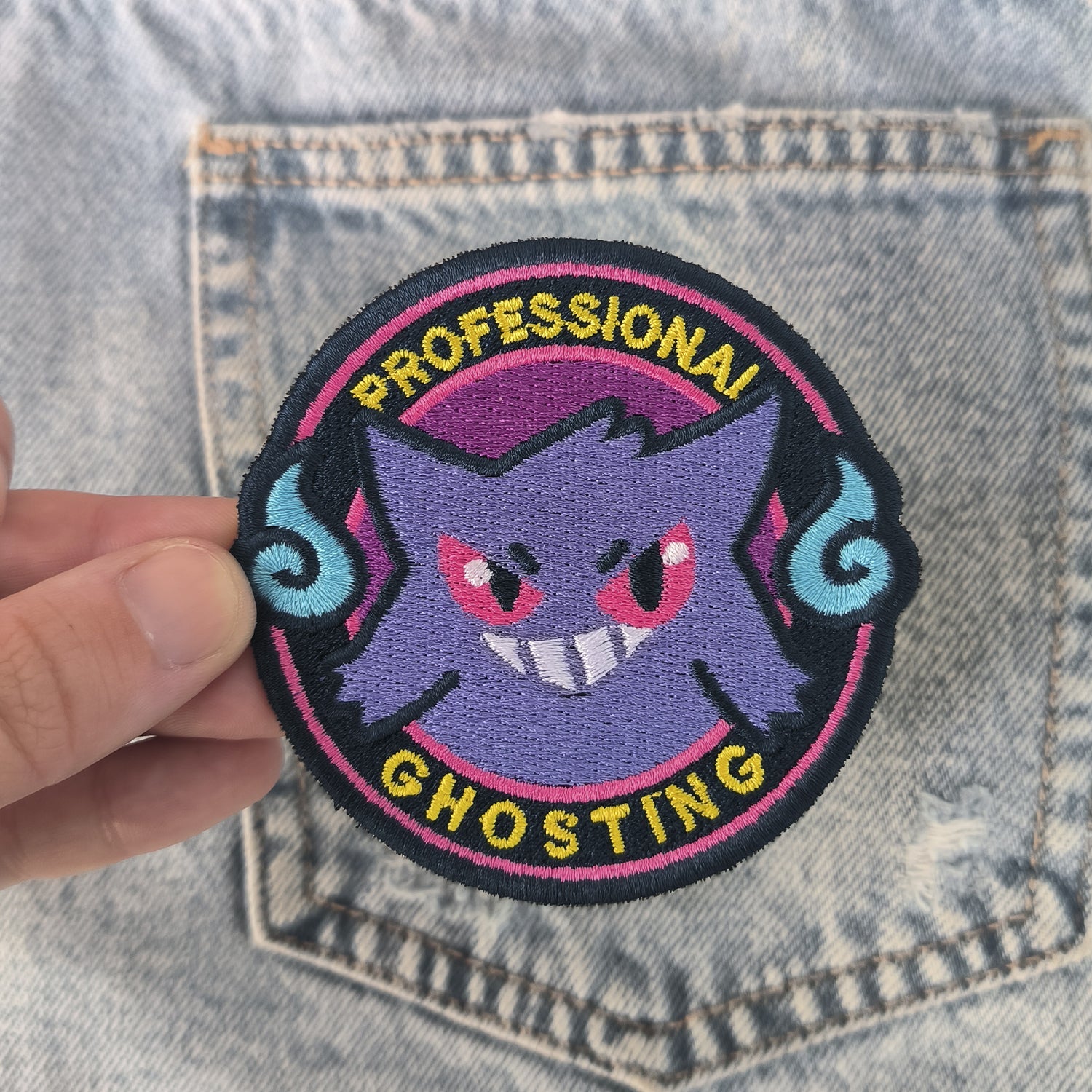 Parche Bordado Anime Tazo Gengar - Valkynea