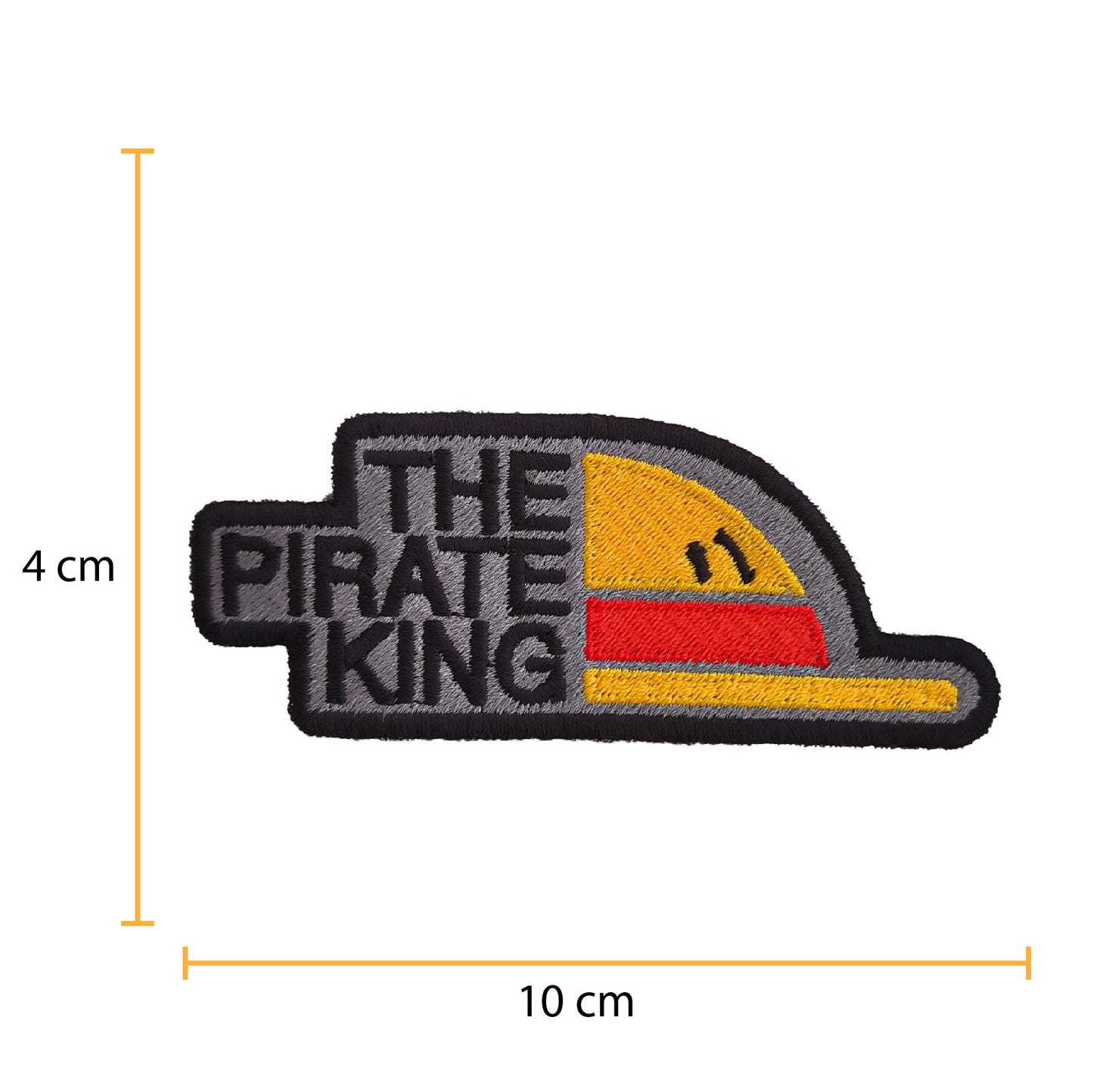 Patch Brodé One Piece Le Roi Pirate 10cm