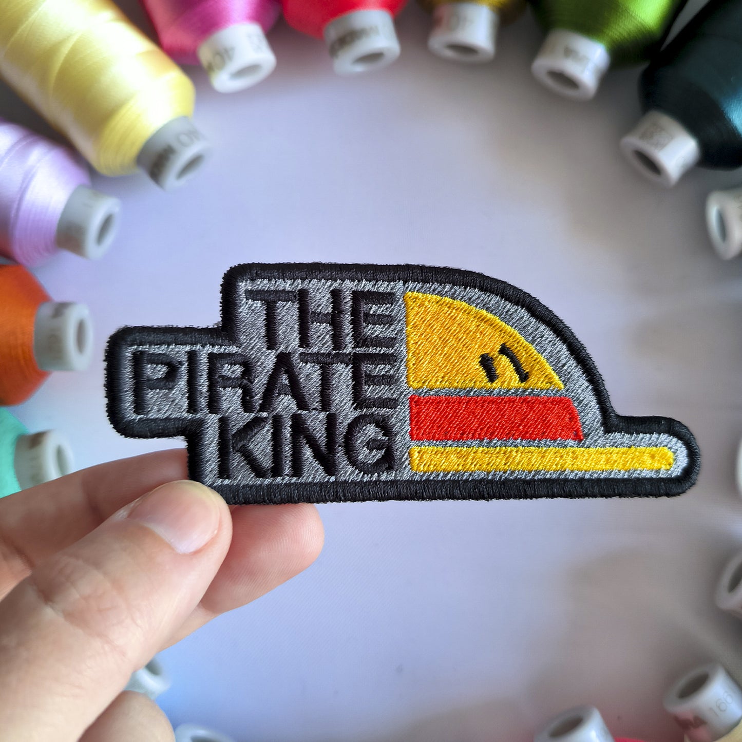 Patch Brodé One Piece Le Roi Pirate 10cm