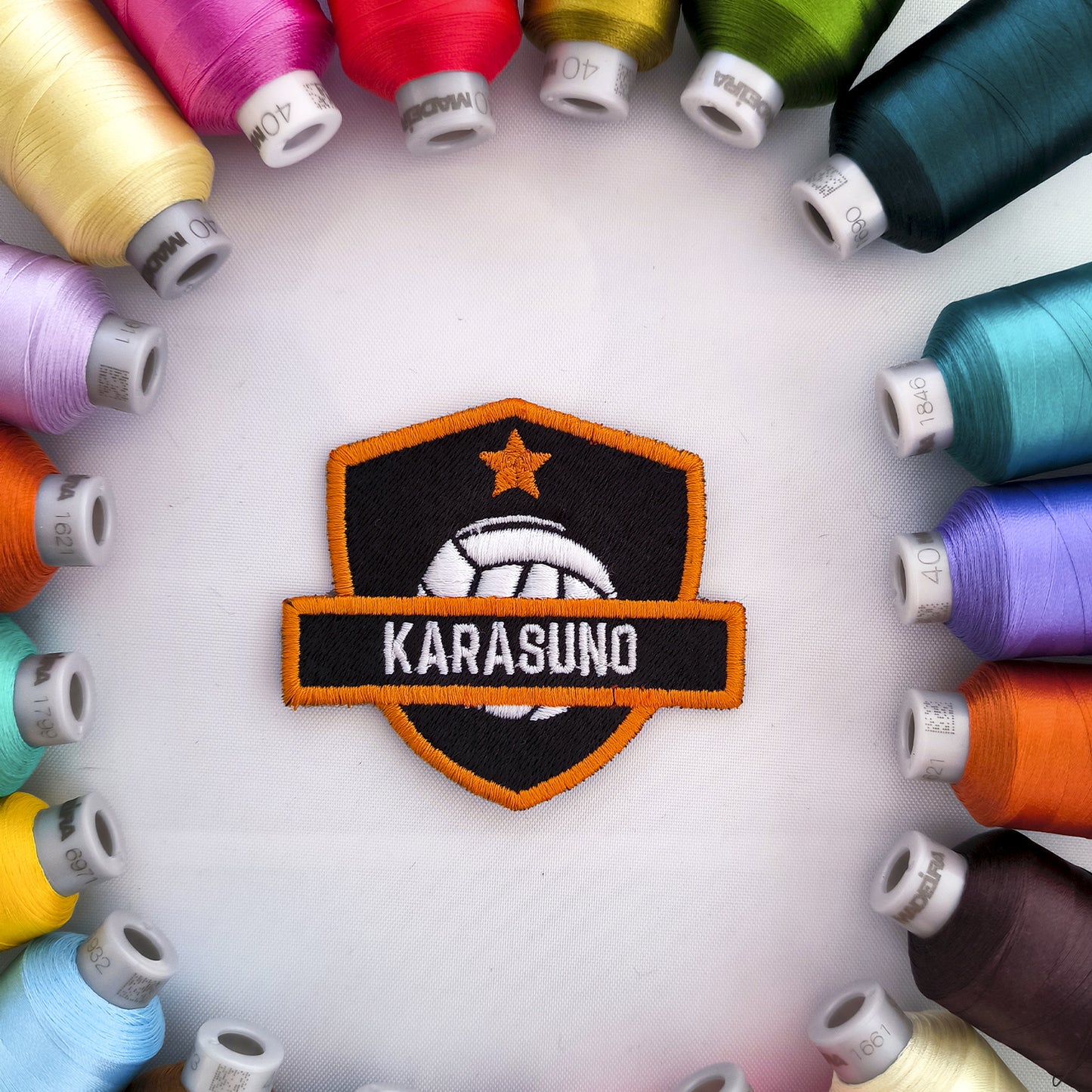 Parche Bordado Anime Haikyū!! Escudo Karasuno 3