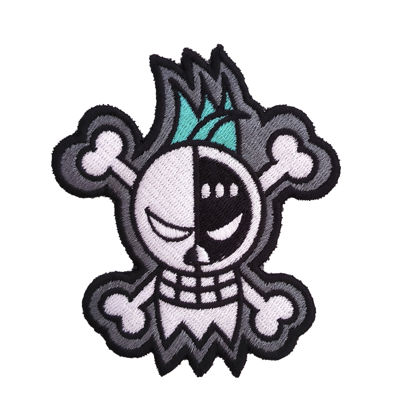 Patch Brodé One Piece Ace Crâne 8cm