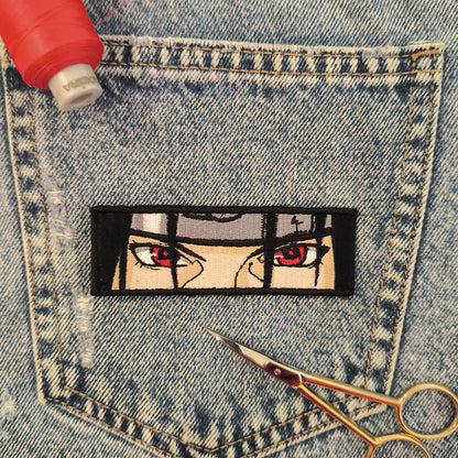 Parche Bordado Anime Naruto Itachi 10cm