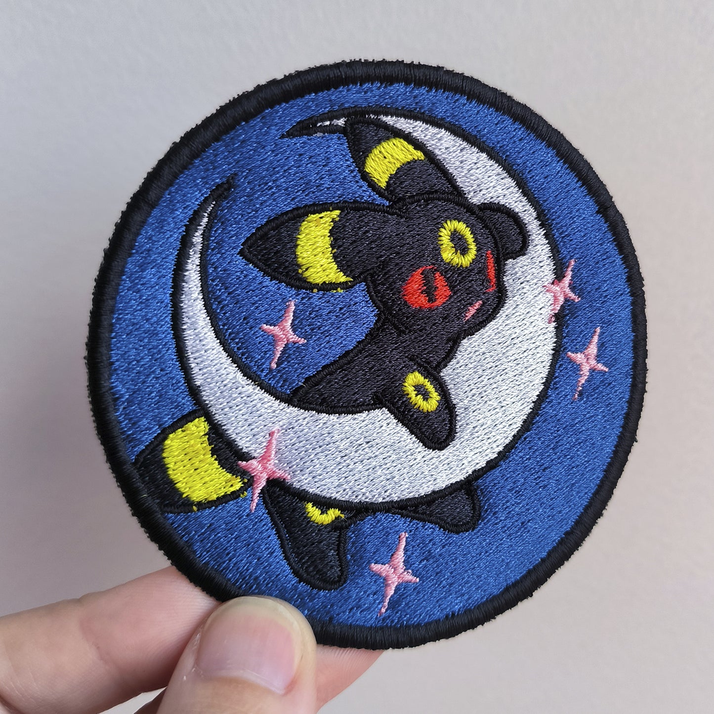 Parche Bordado Anime Umbreon 8cm