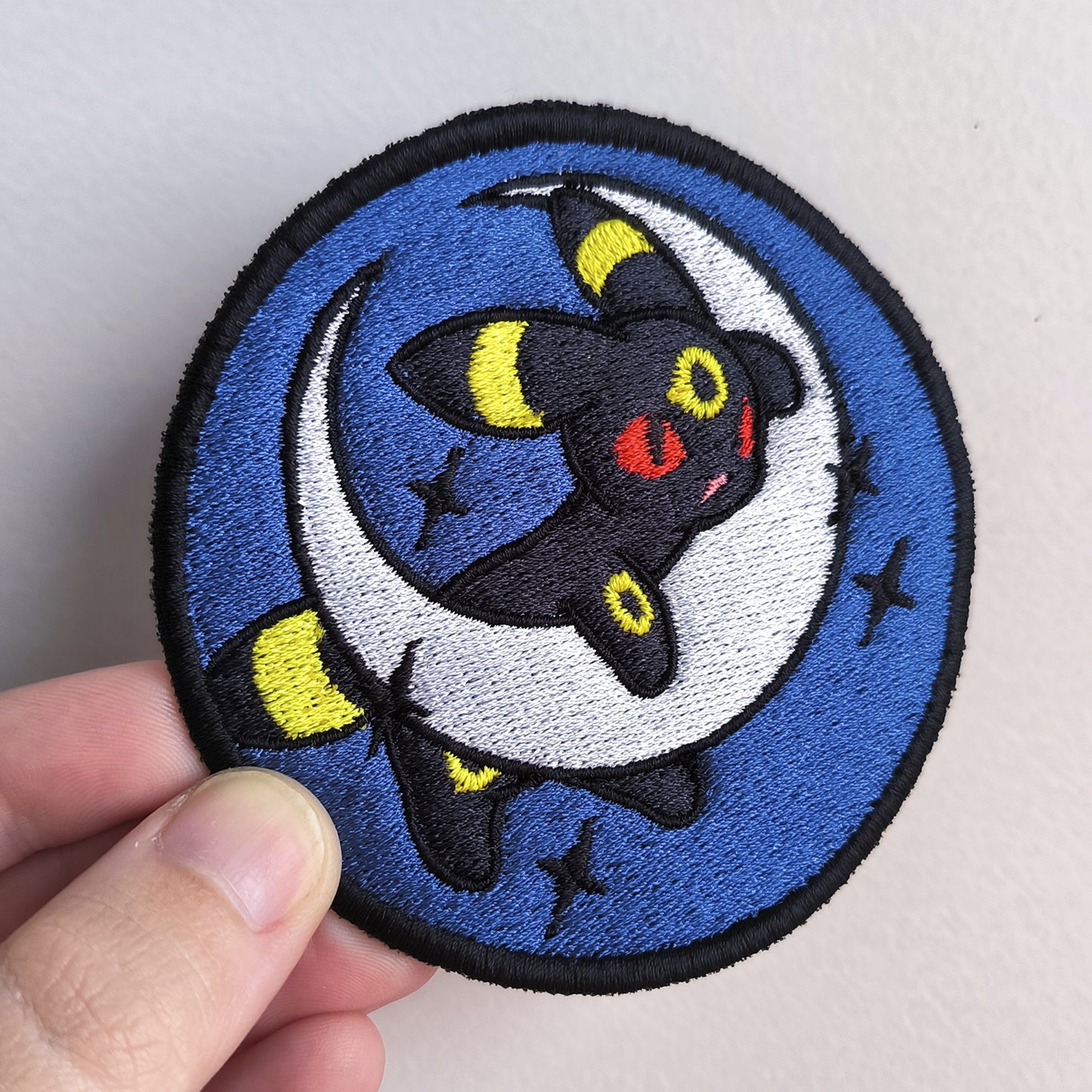 Parche Bordado Anime Umbreon 8cm