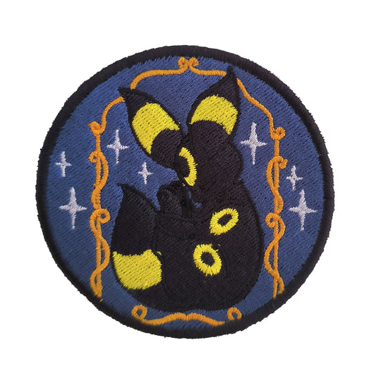 Parche Bordado Anime Umbreon Arco 8cm