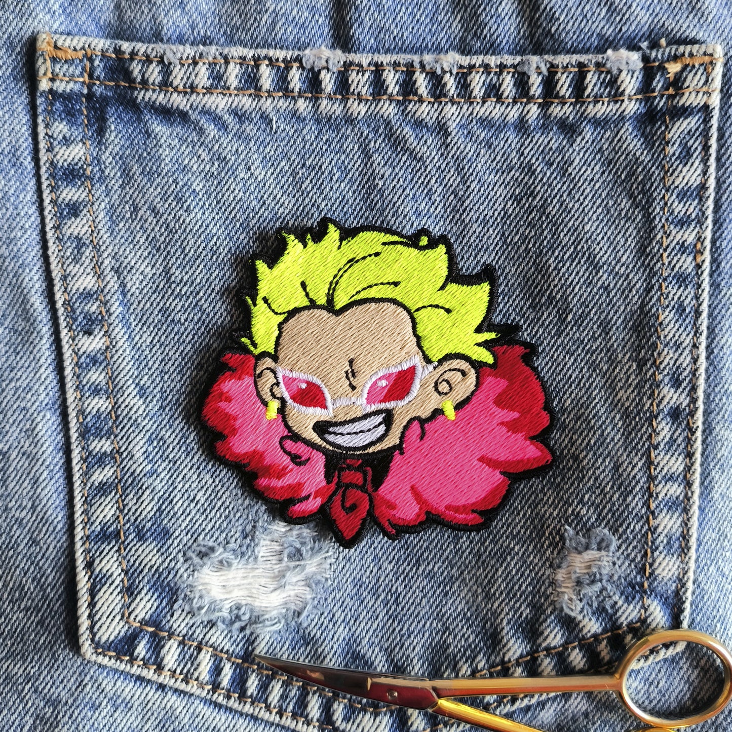 Patch Brodé Doflamingo One Piece 8cm