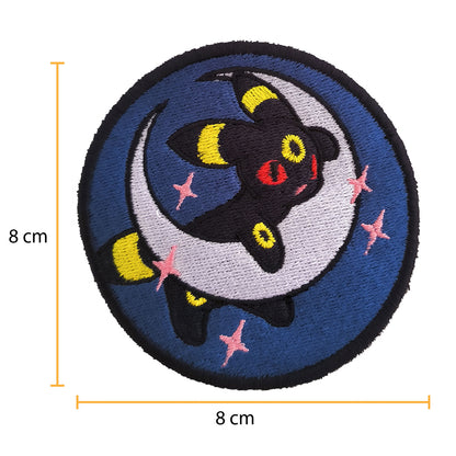 Parche Bordado Anime Umbreon 8cm