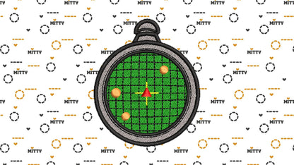 Matriz bordado Dragon Ball Radar / Patrón Bordado - Valkynea