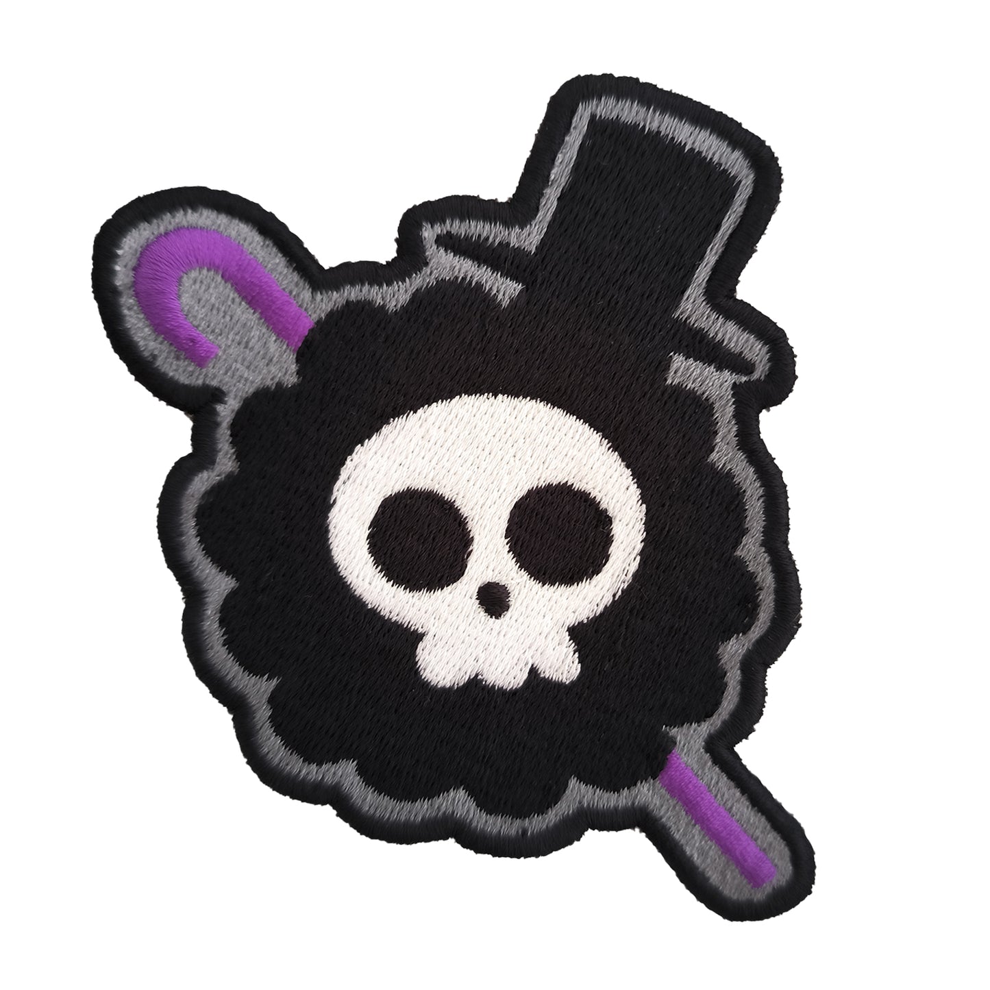 Patch Brodé One Piece Ace Crâne 8cm