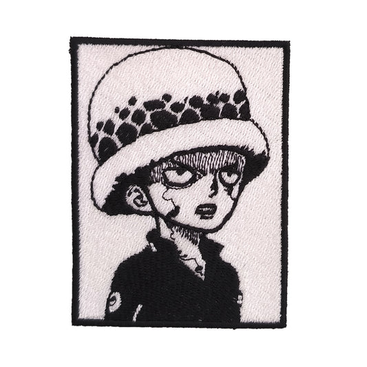 Patch Brodé One Piece Ace Crâne 8cm