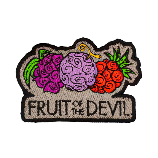 Patch Brodé One Piece Fruit du Diable 8cm