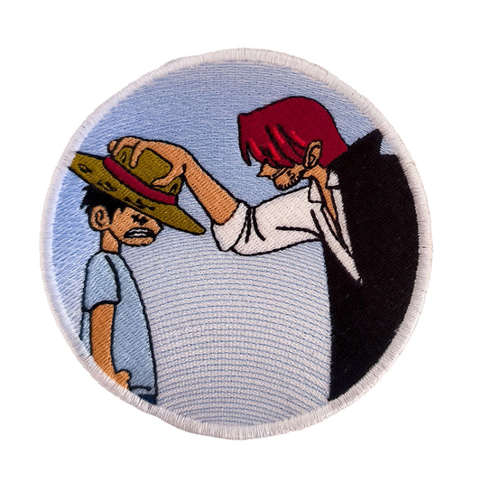 Parche Bordado Anime Luffy Shanks 10 CM