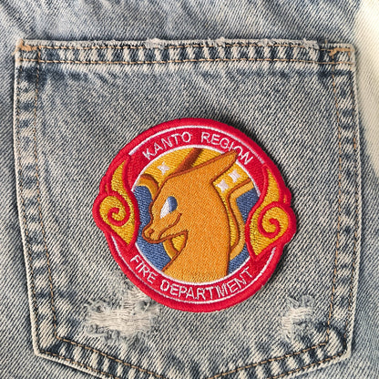 Parche Bordado Anime  Charizard 8cm - Valkynea