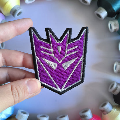 Decepticons Transformers Patch Brodé 8 Cm